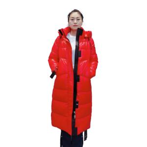 Quality FODARLLOY F21300 Ladies Warm Hooded Cotton-padded Clothes Women Slim Long Winter Jackets Women Coats wholesale