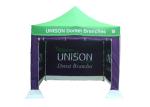 Tradeshow Foldable Canopy Tent , Waterproof Pop Up Tent Flame Retardant