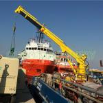 30M Electro Telescopic Boom Dinghy Lifting Crane