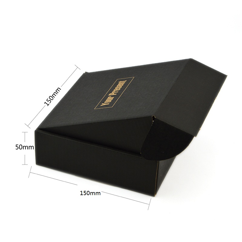 Custom Black Shipping Corrugated Paper Box 4C Printing for Mailing | Mailer Box Bulk