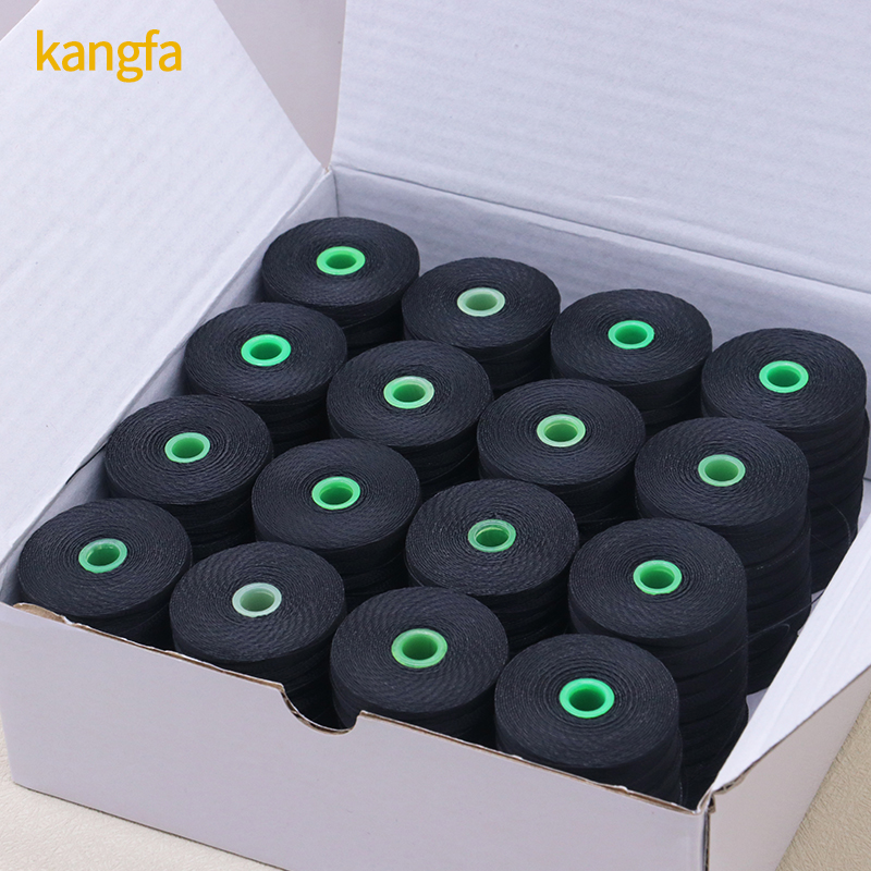 Rayon Embroidery Thread Dyed Polyester Bobbins v69 T70 Bonded Thread for Sewing Needs