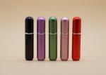 Cosmetic Small Refillable Perfume Spray Bottles Cylinder Shape Environmental
