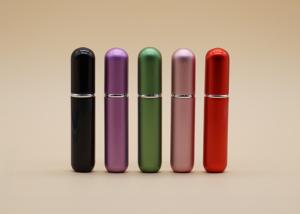 Quality Cosmetic Small Refillable Perfume Spray Bottles Cylinder Shape Environmental Friendly wholesale