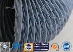 Waterproof Grey PVC Coated Fiberglass Fabric 0.25mm Air Ducting Cloth