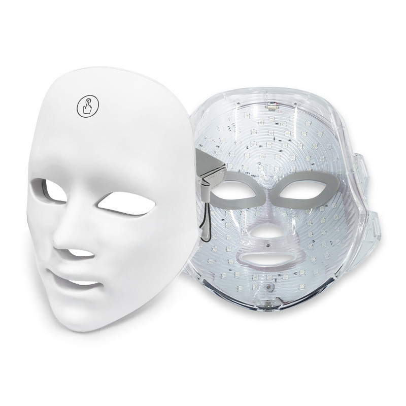 Anti Aging 7 Color LED Photon Face Mask ABS Graphene Material