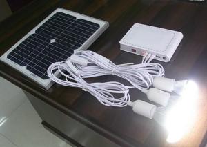 Quality Outdoor Solar Panel Light Kit Solar Home Lighting Kit 325×225×18 Mm wholesale