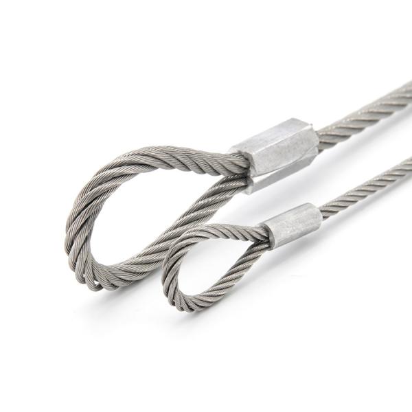 GB AiSi 7×7 Stainless Steel Wire Rope 0.5mm-1mm 316 304 Ideal For Rigging