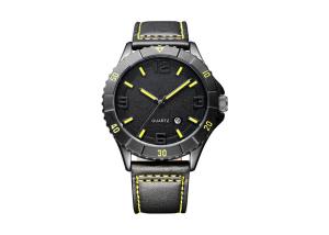 Quality Nickel Free Alloy Classic Quartz Watch Leather Strap PVD Plating wholesale