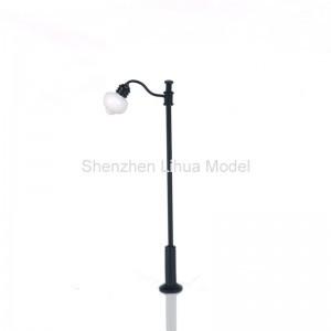 Quality metal lamppost 1:150steel light post,scale yard lamps,metal lights,model lamppost,1:100 metal light wholesale