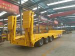 Neckgoose 3 Axles 40 Tons 8.25R20 Low Flat Trailer