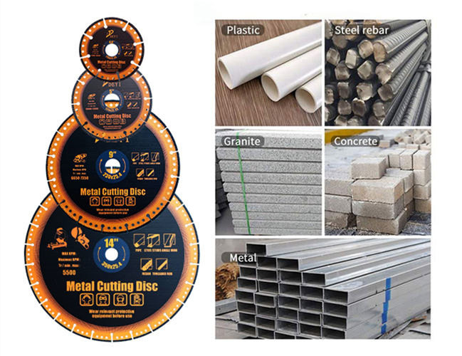 Metal Cutting Emergency Diamond Saw Blade 14 Inch Vacuum Brazed