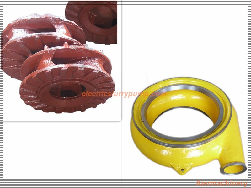High Performance Mining Slurry Pump Diesel Mud Pump Hard Metal / Rubber Matrial