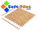 9pcs/set 12X12inch Wood Look Foam Floor Tiles / Playroom Floor Tiles