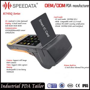 Quality Wifi GSM Rugged Barcode Scanner for Android Chip Card , 8MP Camera wholesale