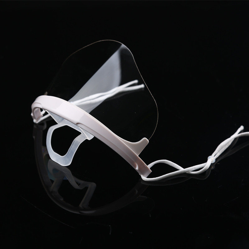 Reusable Sanitary Transparent Plastic Mouth Cover