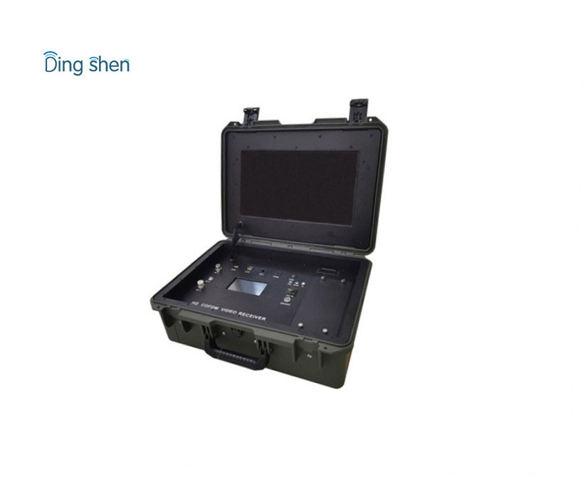 300mhz-400mhz Frequency COFDM Video Receiver Communication with monitor