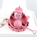 Wholesale Baby Geschirr Led Weaning Silicone Bib Spoon Bowl Spoon Bowl Plate
