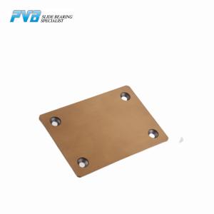 Quality Solid Lubricants Sintered Bronze Wear Plate Bimetal Slide Bearing Plate wholesale
