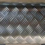 3mm 4mm 5mm Aluminum Checkered Plate Alloy With PVC Film Covered