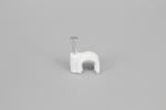 DEMOELE Round PE material natural color Cable Clip Wire and Cable Fixing Clip