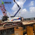 75ton Used Second Hand Crawler Cranes Zoomlion ZCC750V