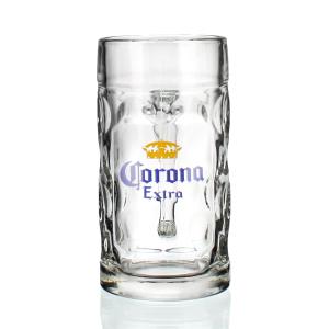 Quality Wholesale customized German style oversized glass handheld beer mug wholesale