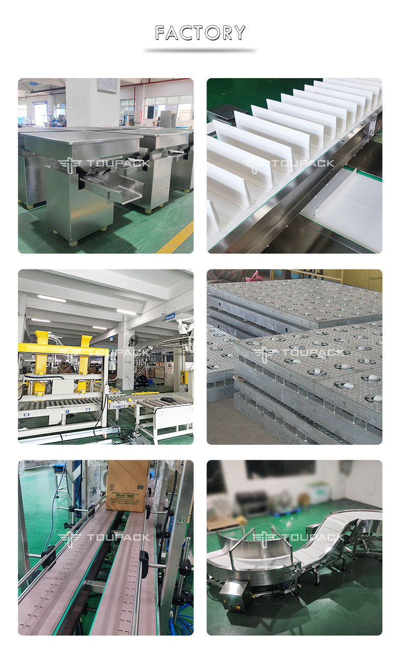 30 45 90 180 Degrees Stainless Steel Conveyor Belt Conveyer Turning Belt Machine For Different Industries