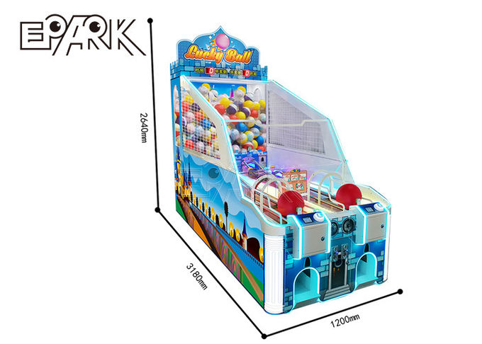 Amusement Park Pushing Ball Skill Machine For Kids Over 5 Years Old