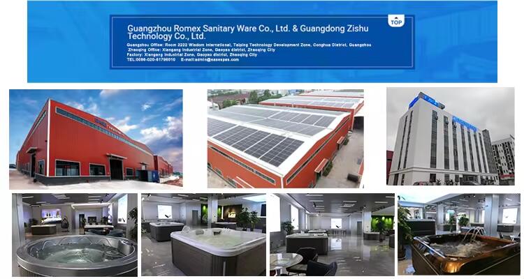 Cool Spa Tubs For 5 Persons Luxury Outdoor Hot Tub With Whirlpool Massage Acrylic Bathtubs with Bluetooth Speaker