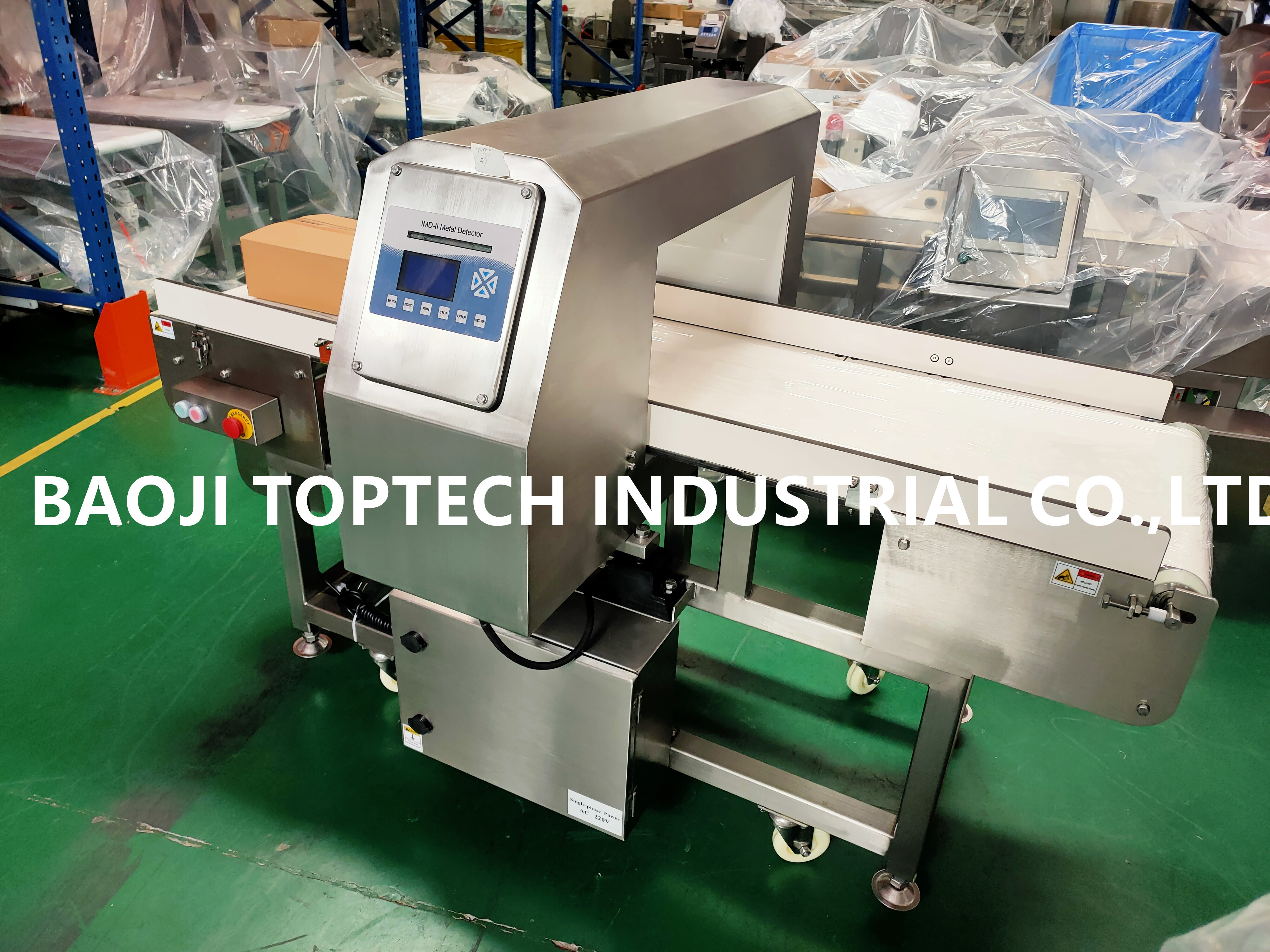 food metal detector 3012 auto conveyor model for small food product inspection