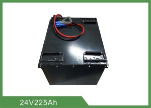 Quality Customized Industrial Electric Forklift Battery 24V 225Ah Lifepo4 With Metal Casing wholesale