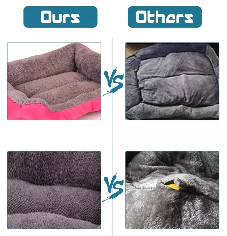Custom Breathable Pet Crate Bed Dog Sofa Bed Double Sided