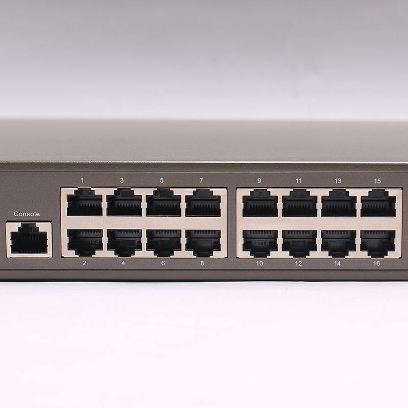 Customized TEG5328P-24-410W L3 Managed POE Switch 370W Power and 802.1Q VLAN for 24*10/100/1000 Base-T Ethernet Ports