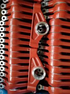 Quality Custom Marine Engine Piston Red Color Reliable High Accurate Size Wide Applied wholesale