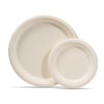 Microwaveable Eco Friendly Packaging Compostable Sugarcane Plates Biodegradable