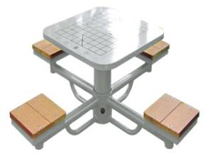 Quality outdoor fitness equipments WPC materials based chess desk-LK-Q01 wholesale