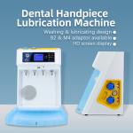 50w HD Screen Dental Handpiece Lubrication Machine Cleaning Lubricating Machine