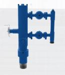 Blue Cement Heads Oilfield Tool Cementing Heads Casing Single Plug