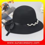 6090347 Sun Accessory customized winner fashion 100% wool felt clothe hats,