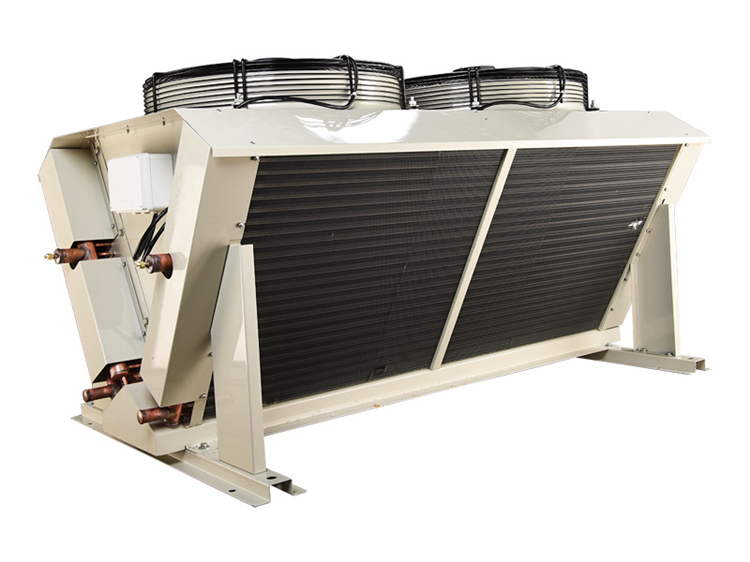 V Type Air Cooled Cold Room Condenser Evaporator For Cold Storage
