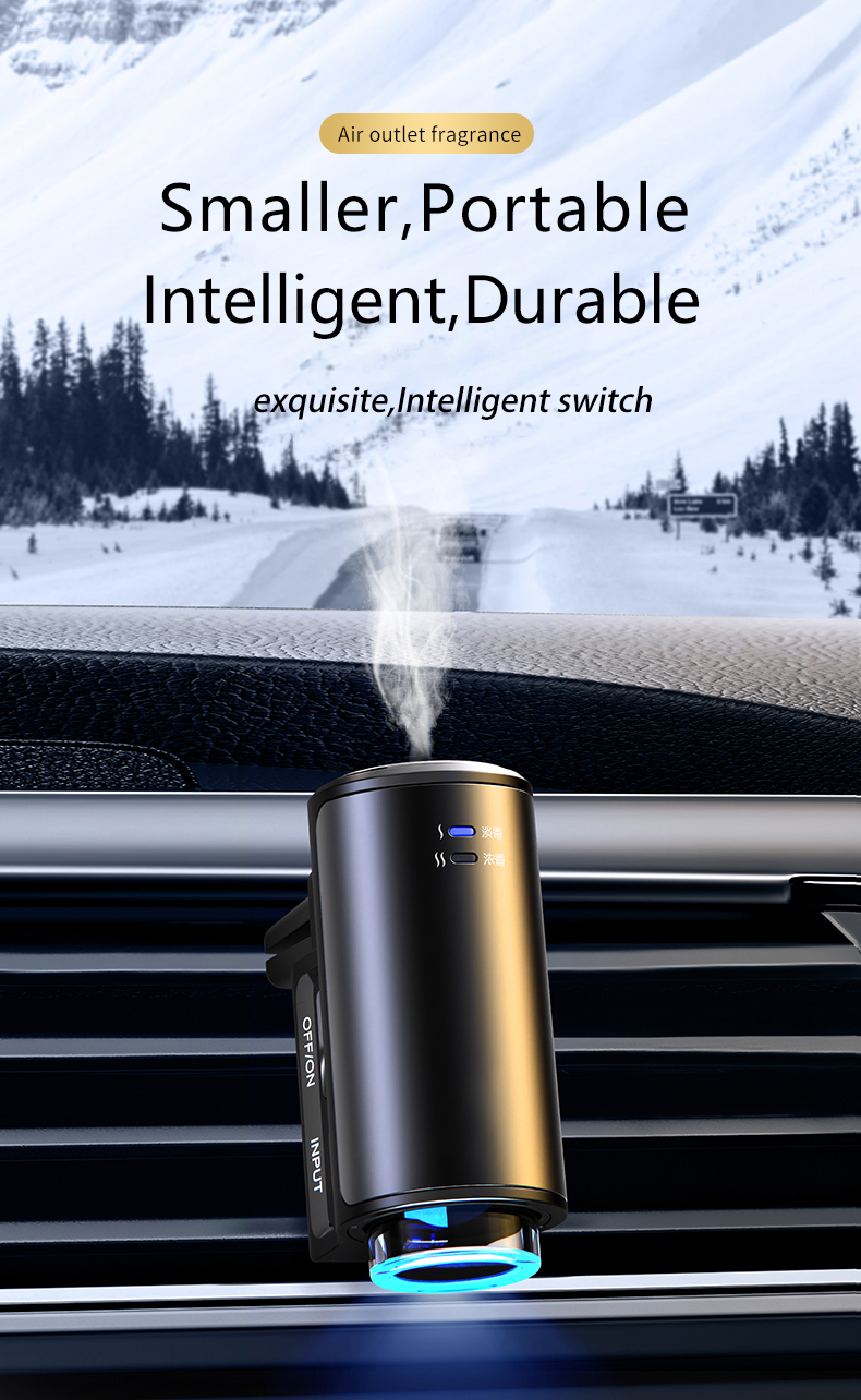 Aluminium Alloy ABS Waterless Aroma Diffuser Wall Outlet Essential Oil Diffuser Humidification
