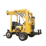 Wheeled Borehole Drilling Machine 51HP Diesel Engine Borehole Drilling Rig