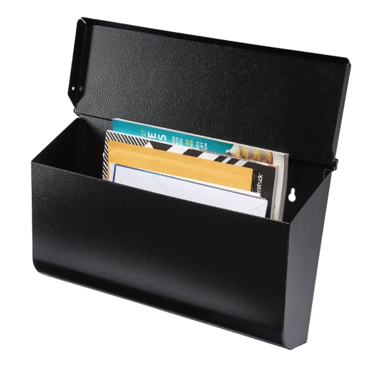 Galvanized Steel Wall Mount Mailbox for All Weather and Rust Resistant Postal Delivery
