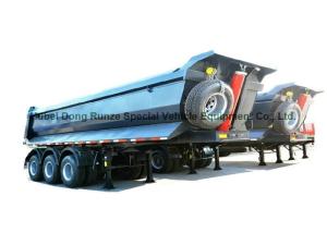 Quality Heavy Duty Dumper Semi Trailer Truck for 3 Axles U shape Hydraulic dump Tipper Trailer 45 - 50 Ton wholesale