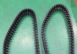 75mm Wide Rubber Fiber small snowmobile track 68 Links