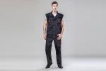 TC 80 / 20 Canvas Dark Gray Heavy Duty Work Suit Bib Pants Jacket With Removable
