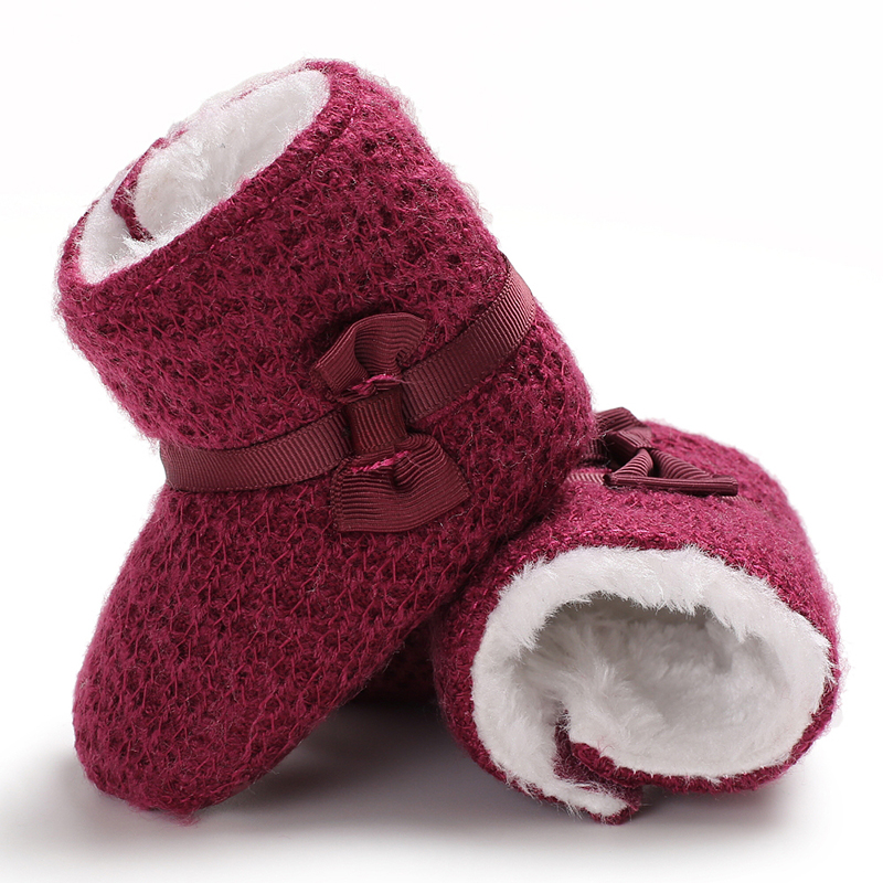 2019 winter Cotton plush warm 0-18 months Newborn baby booties