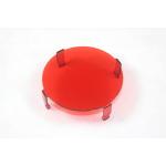 D94mm H27mm Amber Round LED Light Covers UTV ATV SUV