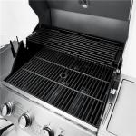 4 Burners Vertical Gas or Charcoal BBQ Grill Outdoor Home Garden Use