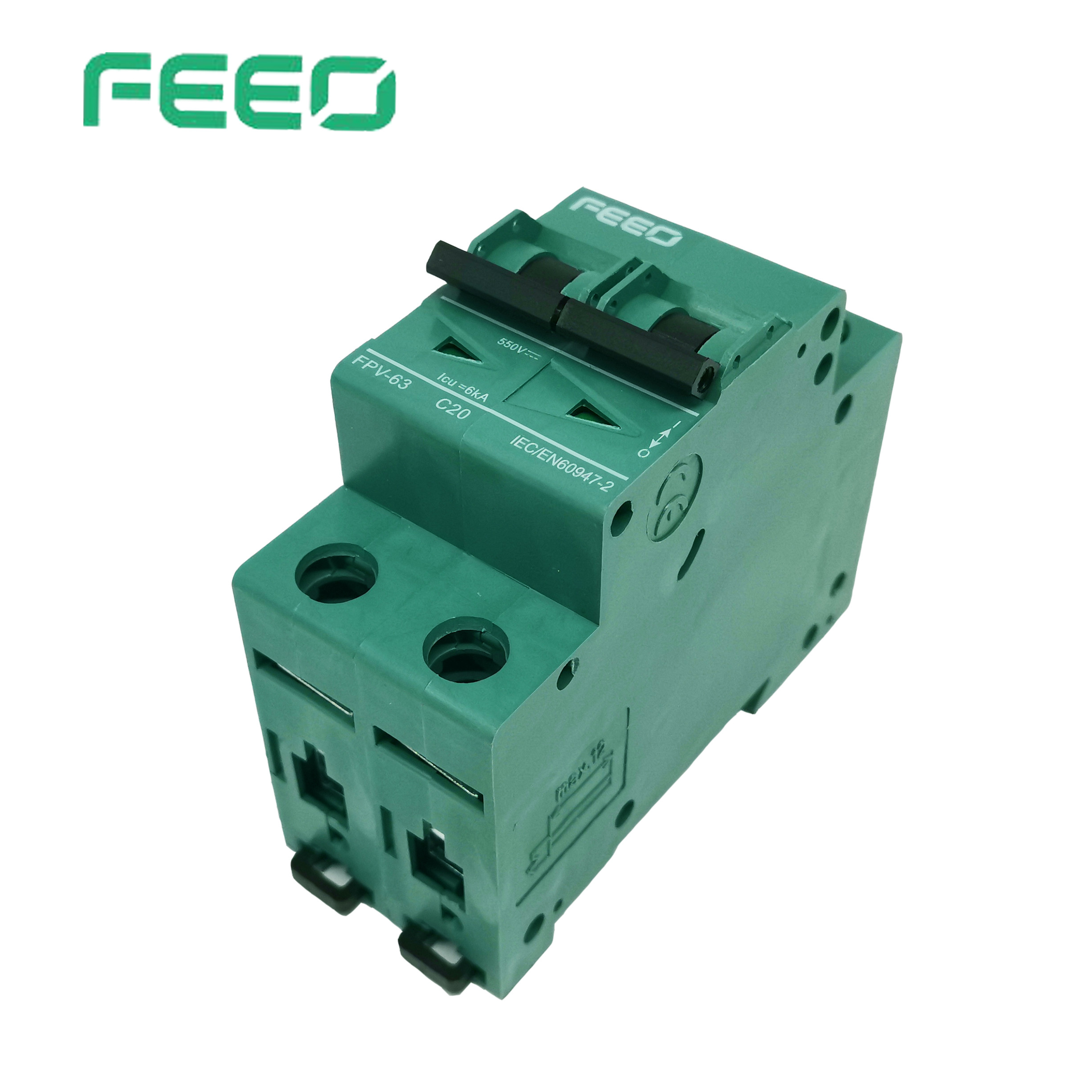 Dc Mcb Mini Circuit Breaker Pv 1p 250A Overcurrent Protection For Solar